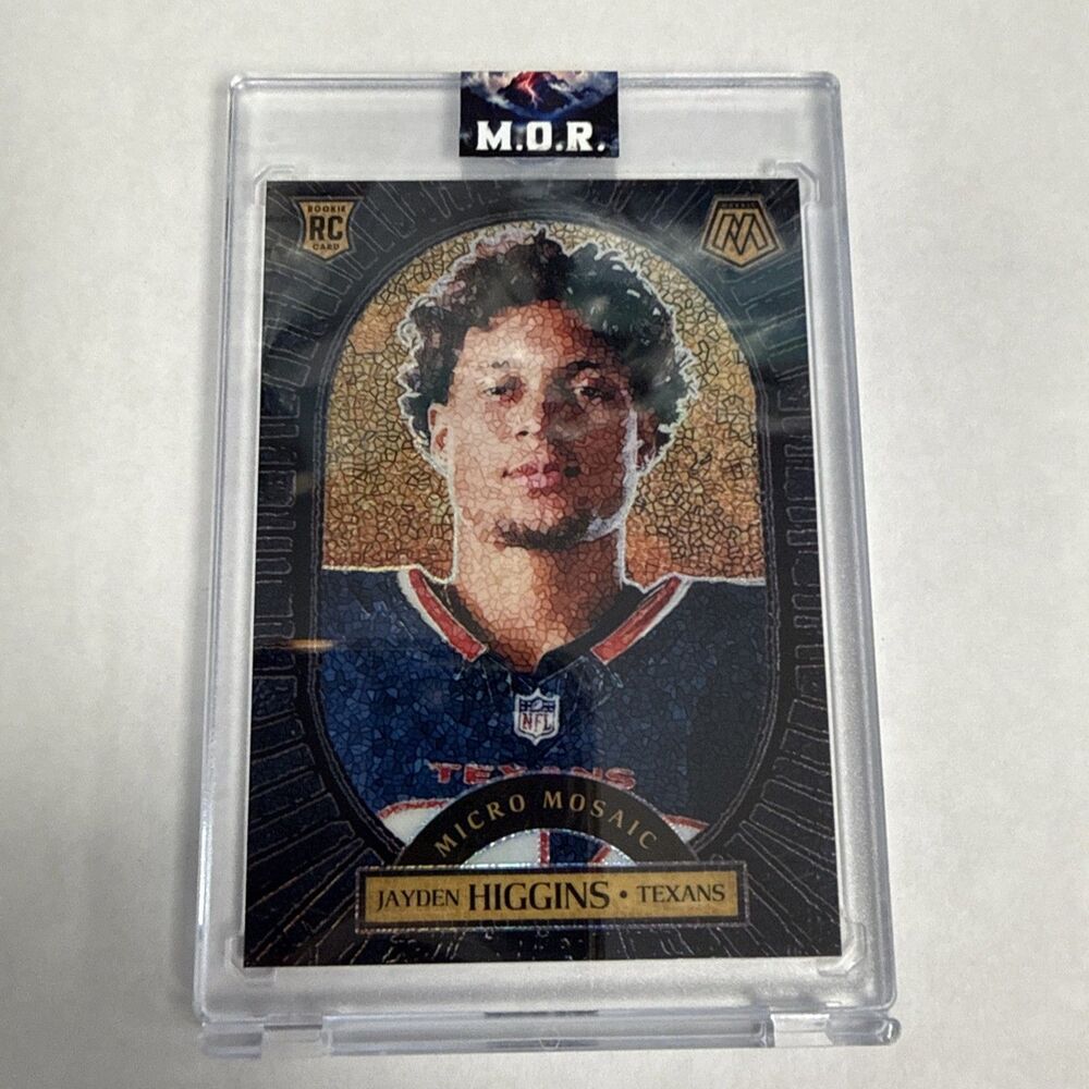 Panini 2025 Mosaic Micro Mosaic Jayden Higgins #16 Houston Texans RC
